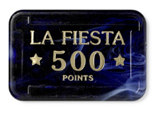 Plaques 75 x 50 mm - Noir ”La Fiesta”