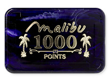 Plaques 85 x 55 mm - Noir ”Malibu”