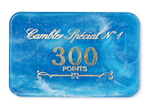 Plaques 85 x 55 mm - Bleu ciel ”Gambler special”