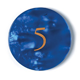 Jetons en véritable nacre - Nacre Bleu  Ø 50 x ep. 4,6 mm