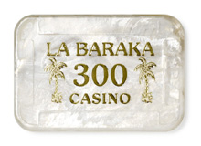 Plaques 65 x 45 mm - Blanc ”La Baraka”