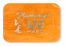 Plaques 65 x 45 mm - Orange ”Flamingo”