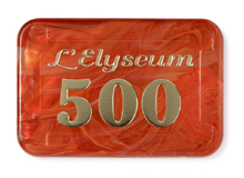 Plaques 75 x 50 mm - Roux ”L'Elyseum”